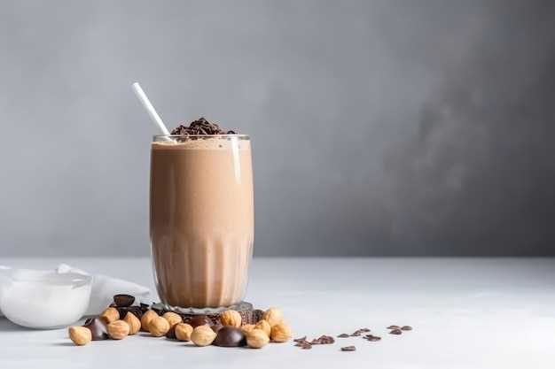 Советы по выбору ингредиентов для шоколадного смузи с арахисовым маслом
