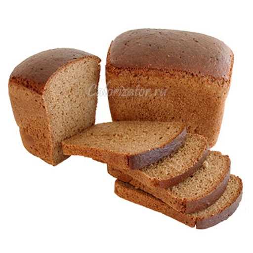 Калорийность ржаного хлеба