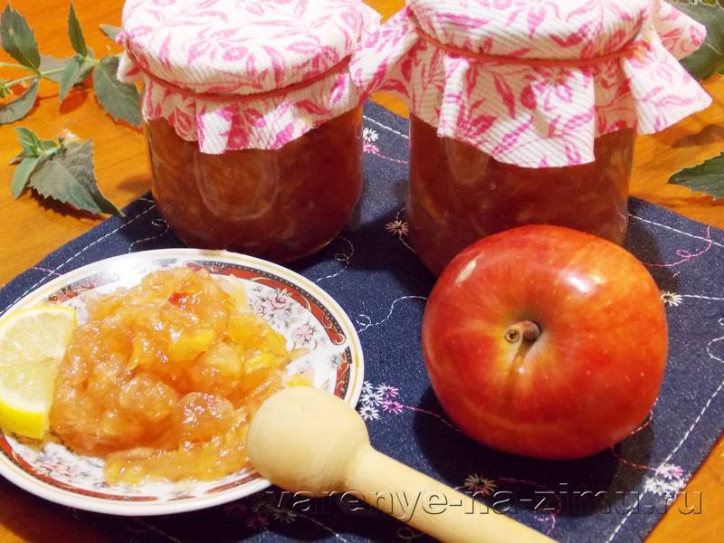 20 рецептов приготовления варенья из яблок на зиму в домашних условиях