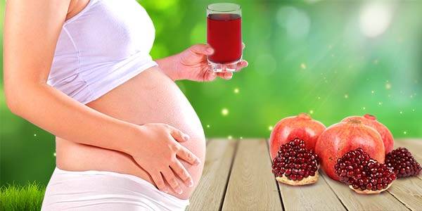 Польза граната и гранатового сока при беременности