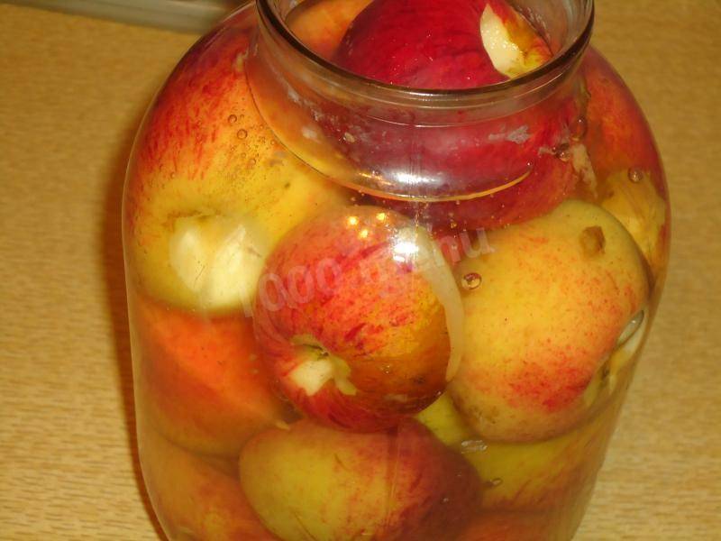 Яблочный компот из свежих яблок