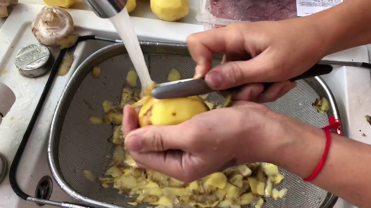 12 способов легко почистить молодую картошку