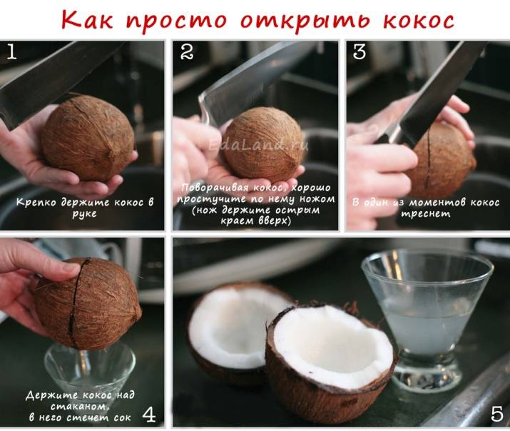 Как раскалывать кокос в домашних условиях?