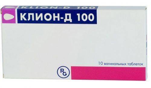 Упаковка таблеток Клион-Д