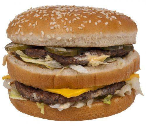 Гамбургер – неправильное питание