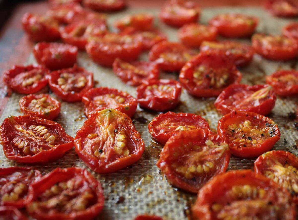 Сушеные помидоры — 14 домашних вкусных рецептов приготовления