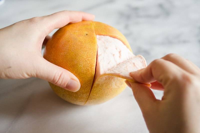 Как правильно почистить грейпфрут
