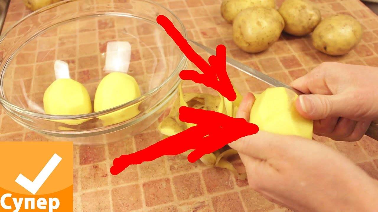 Как почистить картошку дрелью