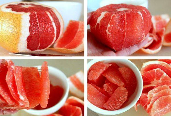 Как чистить грейпфрут