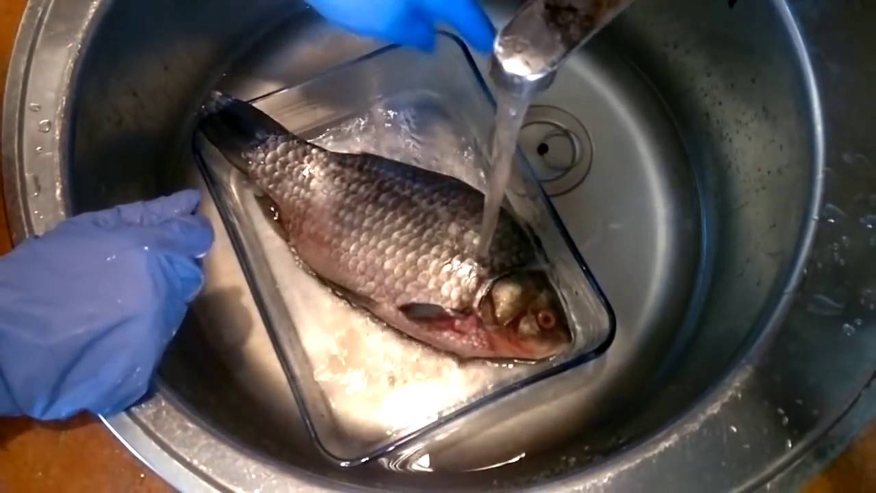 Как почистить рыбу от чешуи быстро