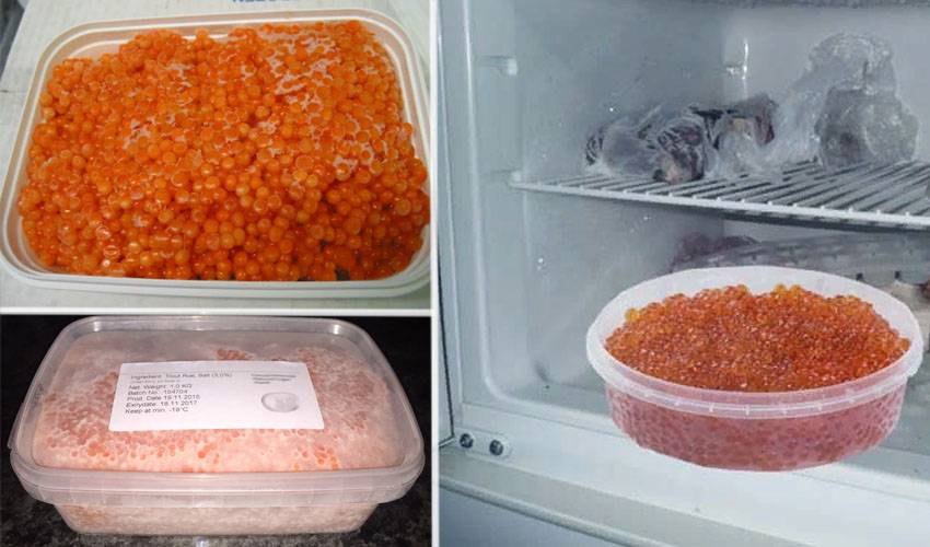 Срок и условия хранения красной икры в холодильнике и морозилке
