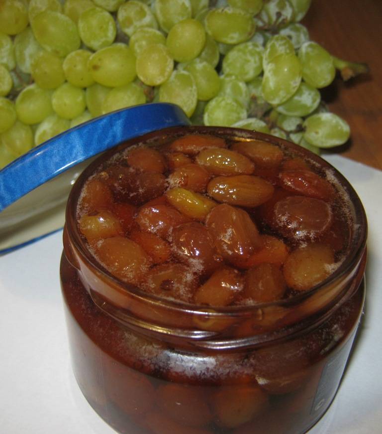 Варенье из винограда - пошаговые рецепты приготовления из красных или белых сортов с фото