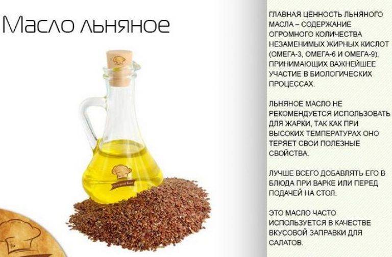 Льняное масло: польза и вред для организма