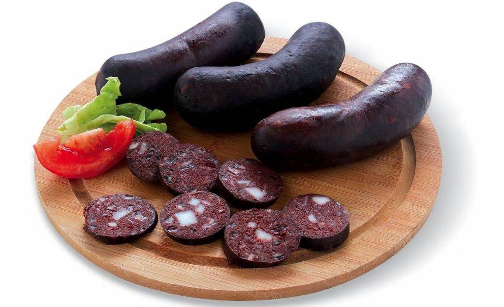 Кровяная колбаса: польза и вред, калорийность, рецепт с фото