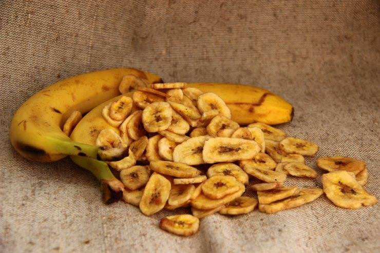 Сушеные бананы — польза и вред
