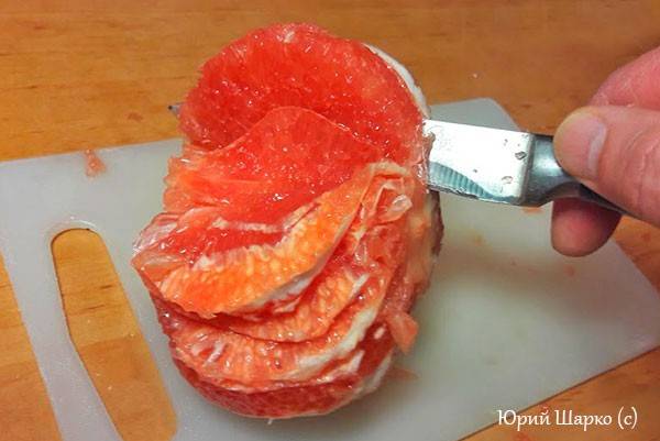 Способы правильной очистки грейпфрута