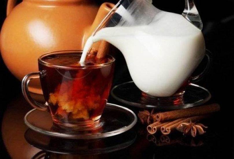 Польза и вред чая с молоком