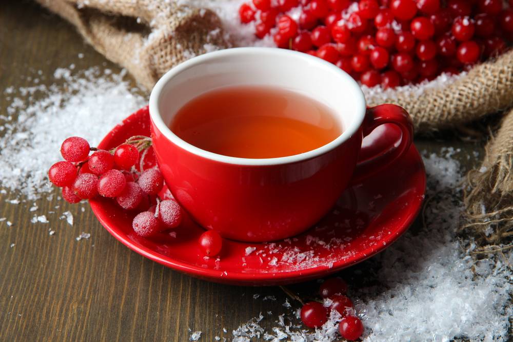 Чай с калиной — польза и вред, как заваривать и как пить
