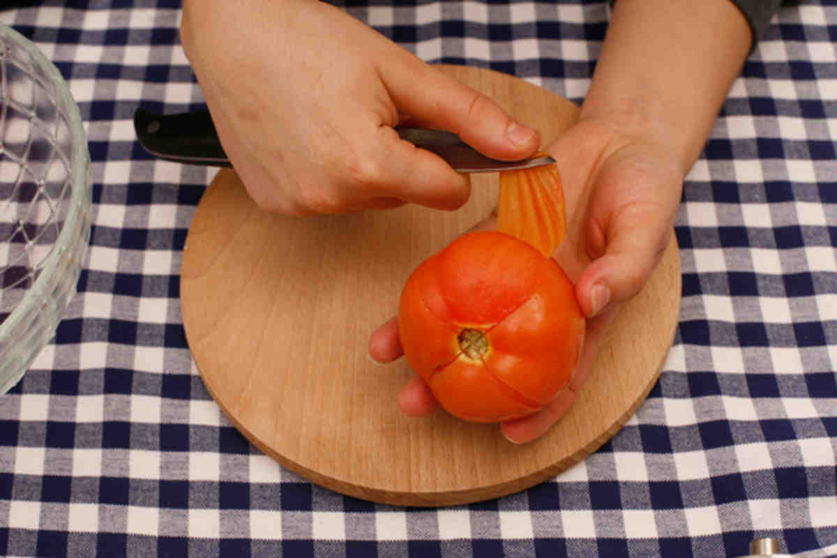 Как снять шкурку с помидора в микроволновке