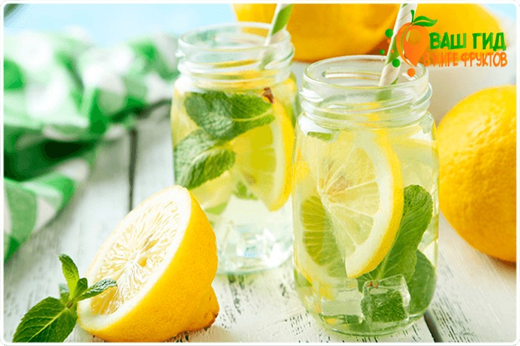 Польза и вред лимонной воды по утром для организма человека