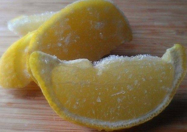 Лимоны замороженные. польза и вред для здоровья, как использовать, употреблять. рецепты